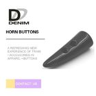 Black Natural Horn Shaped Buttons Coats Down Jackets Clothing Accessories