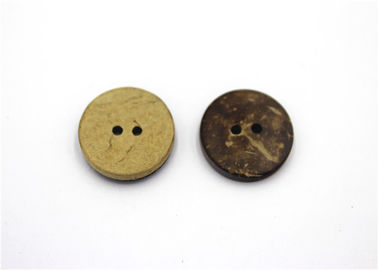 Flat Natural Coconut Buttons Two Holes Eco-Freindly