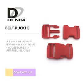 Red DTM Clothing Plastic Belt Buckle Bulk Buttons Fashion Bag Accessories